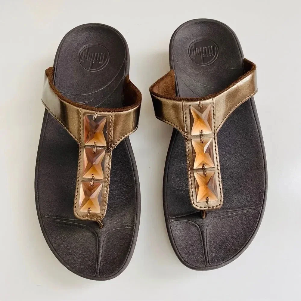 Fitflop Pietra Bronze Sandals